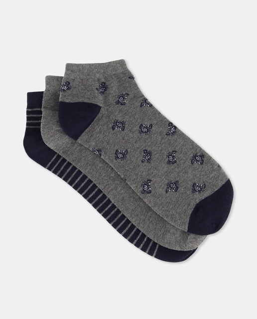 Imagen 0 de Pack 3 calcetines tobilleros fantasía hombre