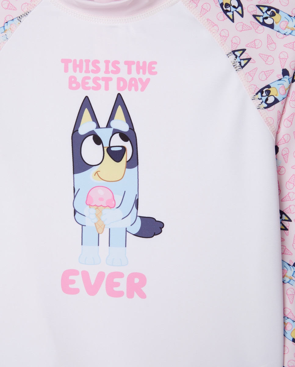 Conjunto Bluey de Bebé Rosa-3