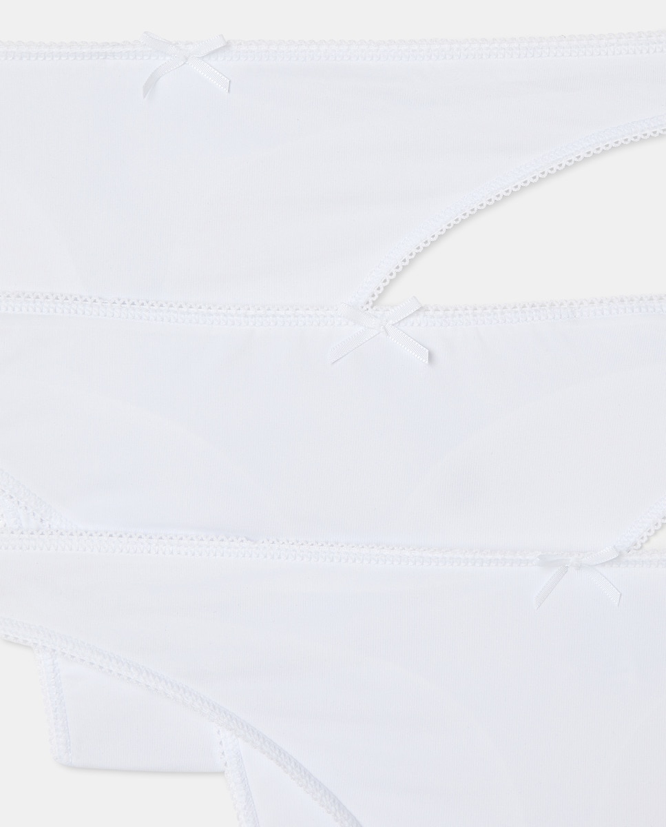 Pack de 3 tangas Blanco-4