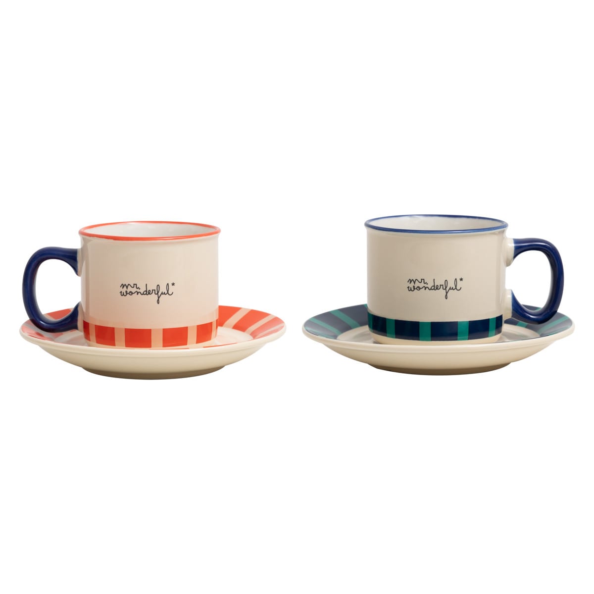 Set de 2 tazas espresso Mr Wonderful: para presumir de amor del bueno 2