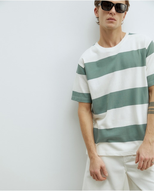 Imagem 0 de T-shirt Piqué com Risca