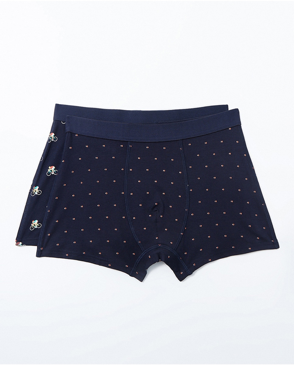 Pack de Boxers Ciclista Azul-marinho-1