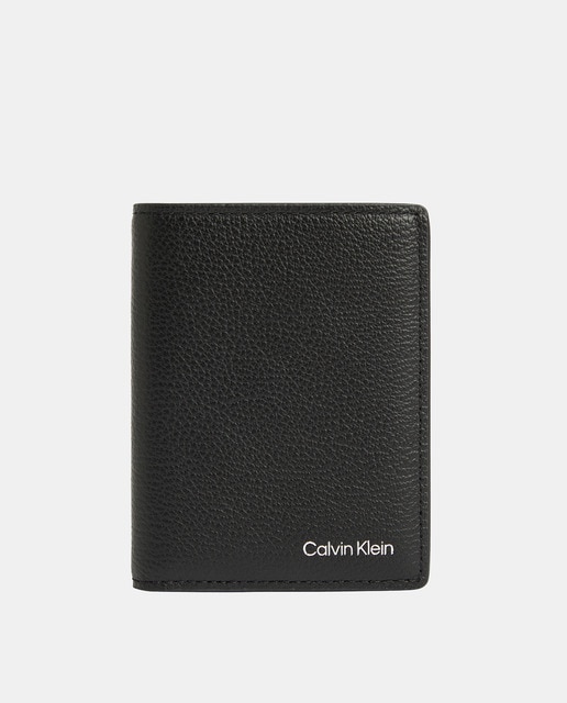Imagen 0 de Cartera de piel plegable de hombre