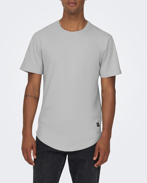 Imagen 0 de Camiseta de hombre manga corta y cuello redondo