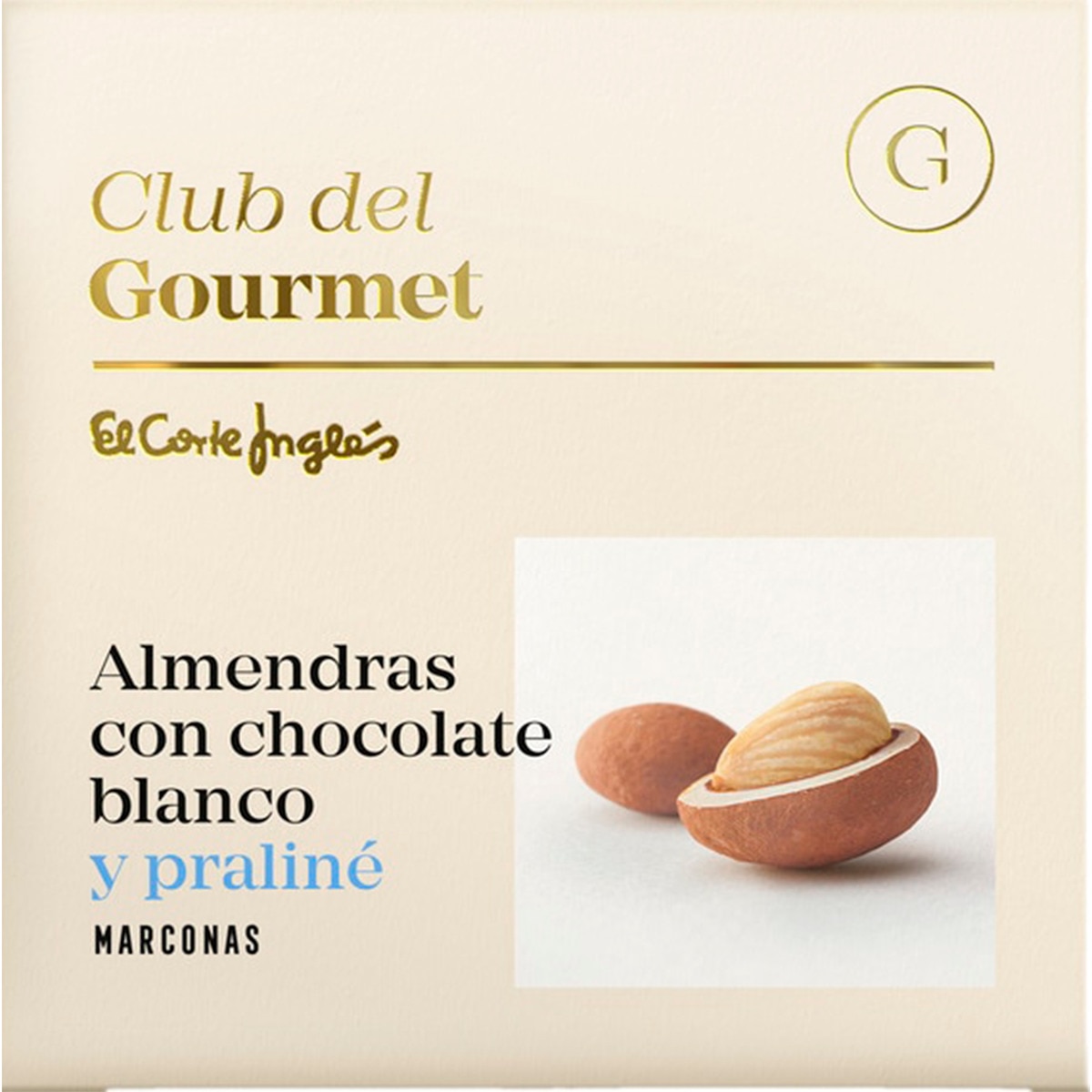 Amêndoas com Chocolate Praliné embalagem 80 g