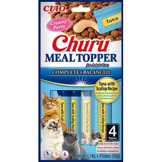 Dog Topper de Frango com Salmão 4X14 g 1 embalagem - Churu