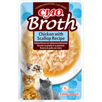 Caldo Broth de Frango e Vieira embalagem 40 g - Churu