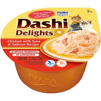 Sopa Dashi de Frango, Atum e Salmão embalagem 70 g - Churu