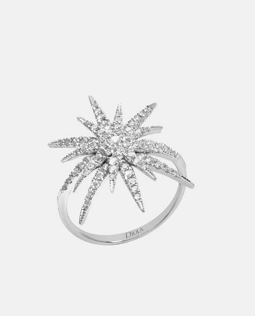 Imagen 0 de Anillo Soleil de oro y diamantes