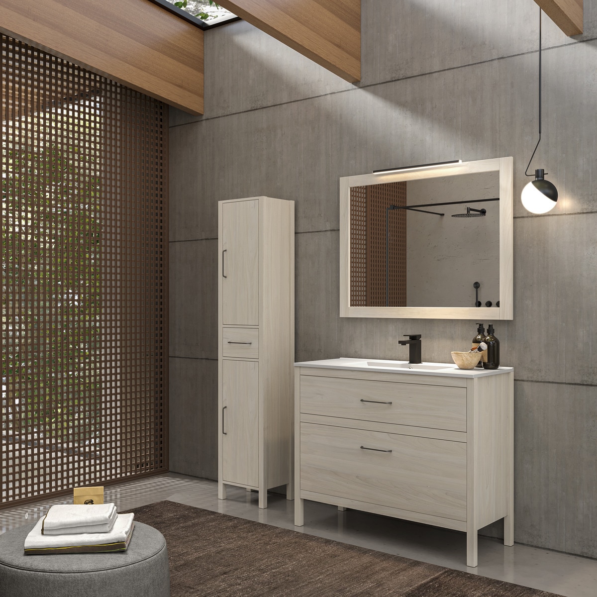 Coluna Zeus Branco mate-4