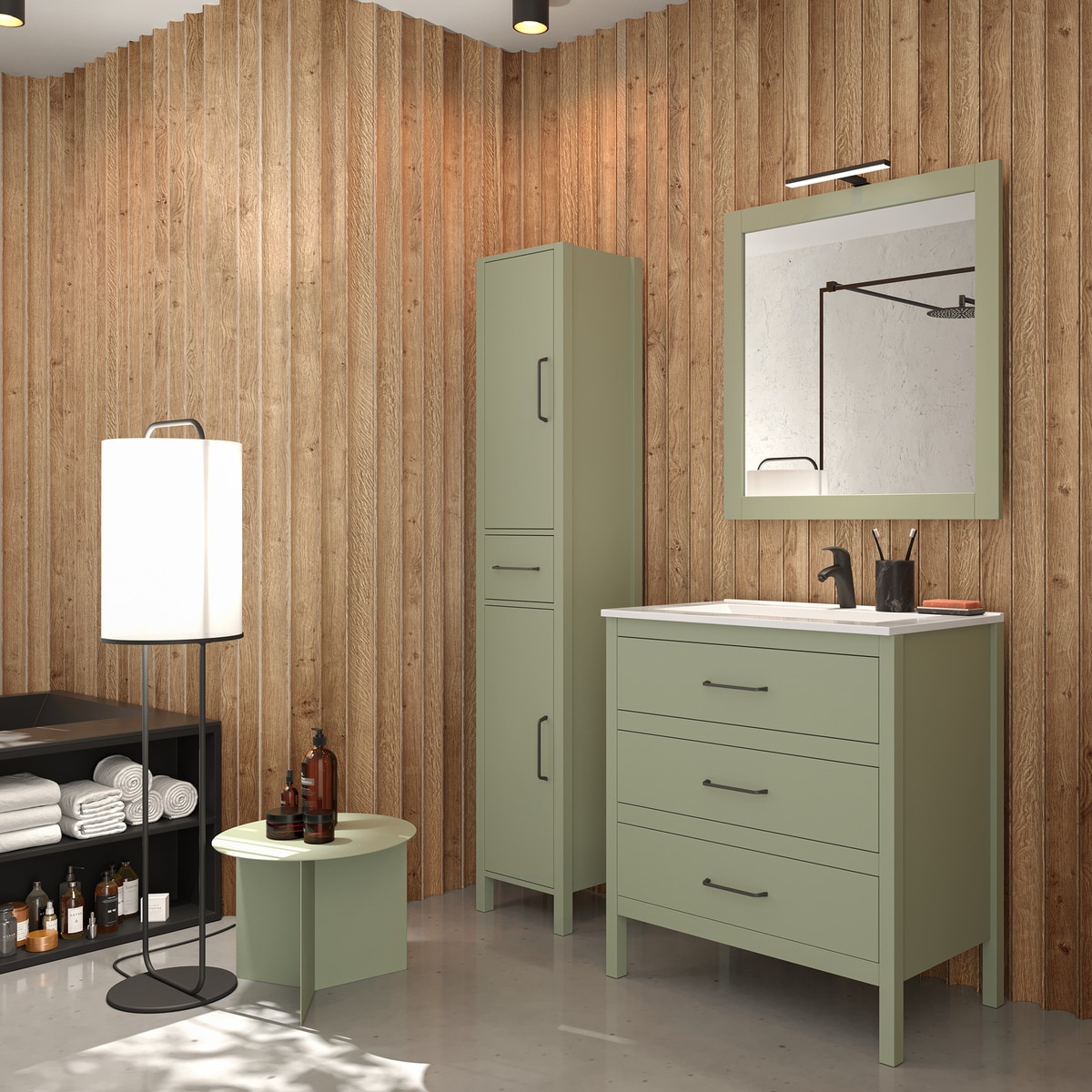 Coluna Zeus Branco mate-3