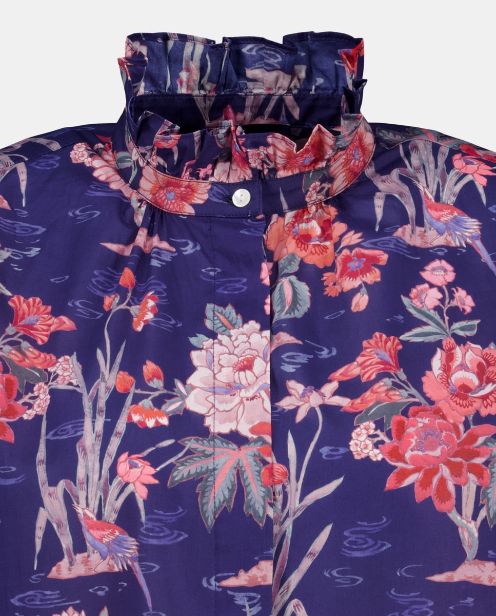 Blusa de Manga Comprida Liberty Vermelho-5