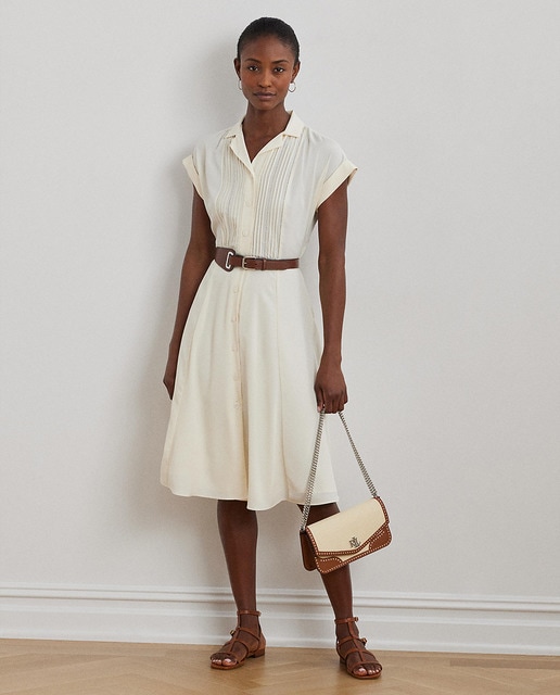 Imagem 0 de Vestido Camiseiro Midi com Cinto