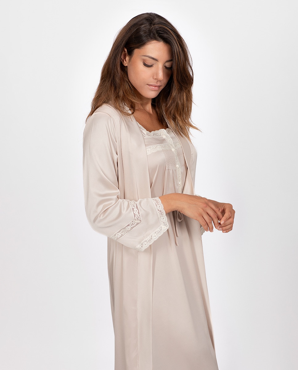 Robe de mulher Natural-3