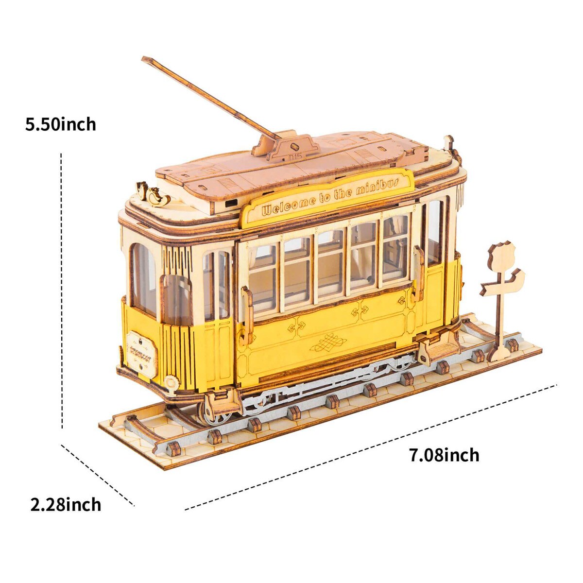 Maqueta de madera Rolife Tramcar 7