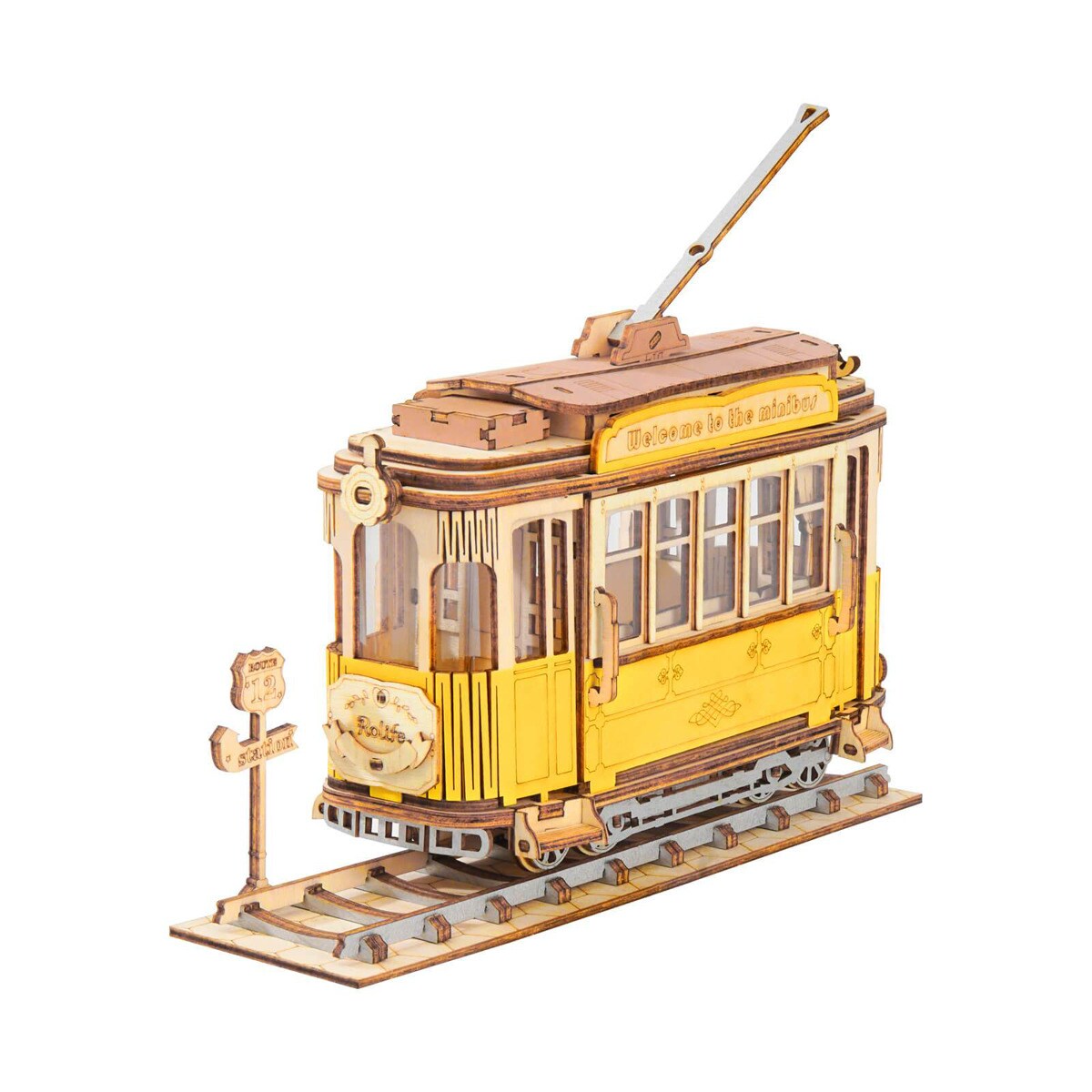 Maqueta de madera Rolife Tramcar 3