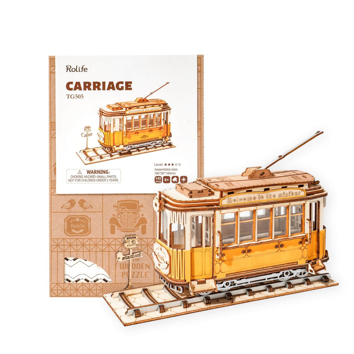 Maqueta de madera Rolife Tramcar 1