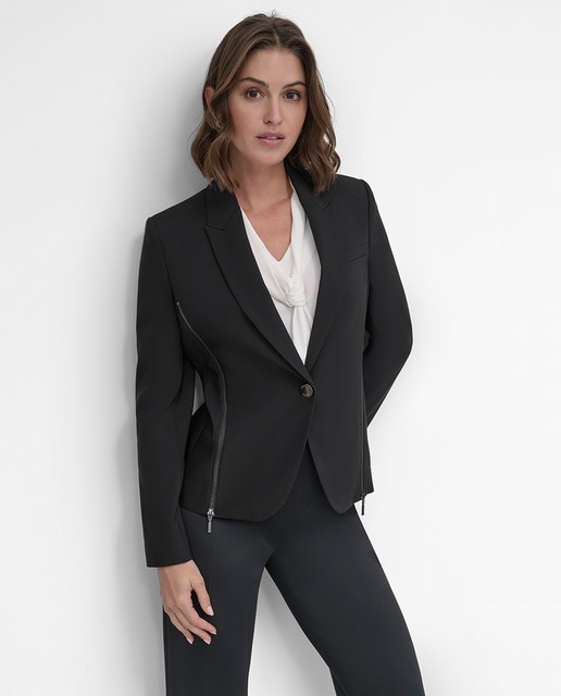 Imagem 0 de Blazer com Detalhes de Fecho de Correr e um Botão