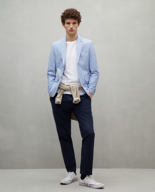 Imagem 0 de Blazer Oxford de Algodão BCI