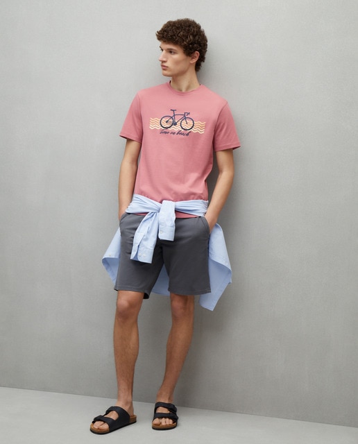 Imagen 0 de Bermuda tipo chino de hombre algodón stretch