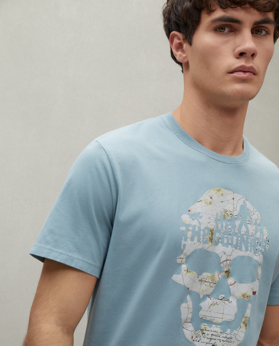 T-shirt Goonies Verde Sálvia-3