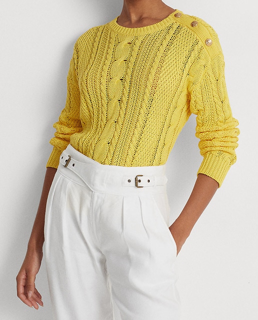 Imagen 0 de Jersey de mujer de algodón de punto