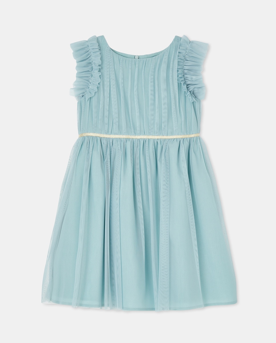 Vestido de Cerimónia de Tule Sabão-4