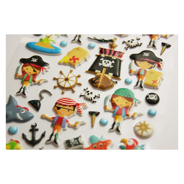 Imagem 0 de Autocolantes tweeny foamy piratas Global Gift multicolor