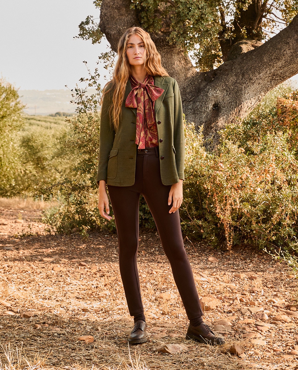 Imagem 0 de Calças Breeches Malha Roma de Mulher