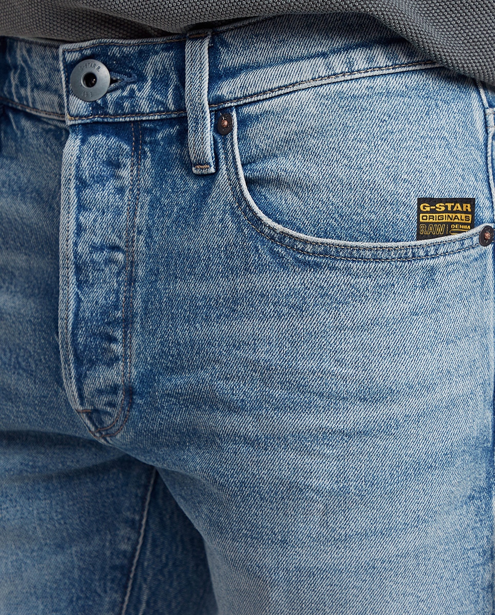 Jeans G-STAR 3301 Slim Azul-4