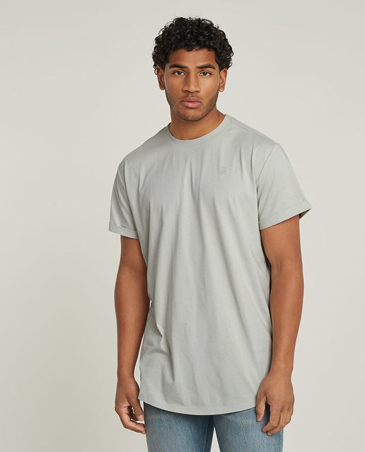 Imagen 0 de Camiseta Lash de hombre en algodón ecológico azul de manga corta