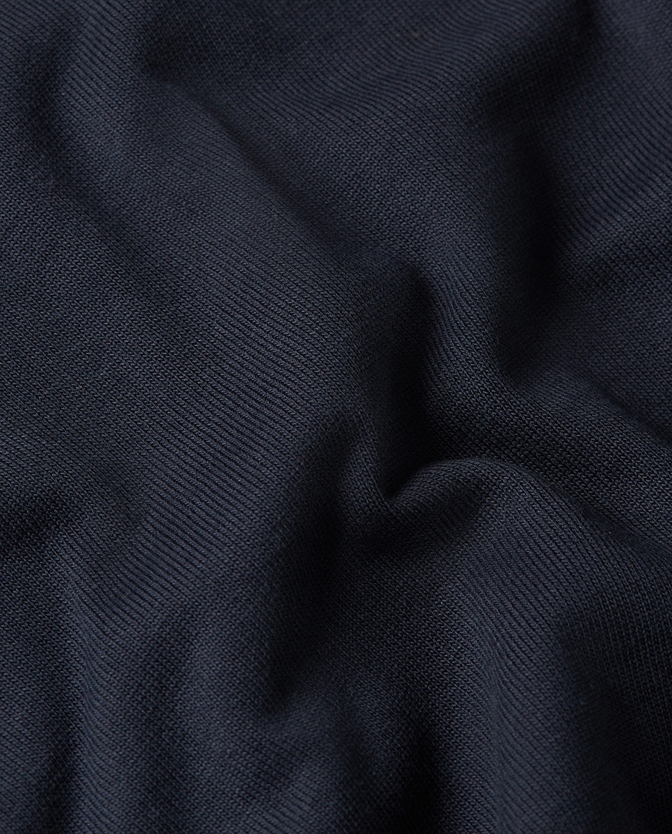T-shirt Seam Detail Azul-5