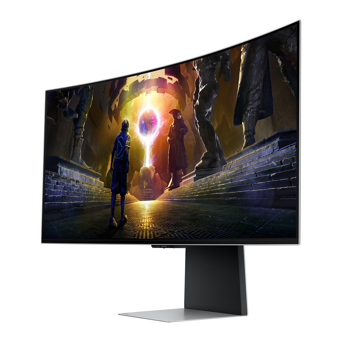 Monitor PC Gaming curvo 86,3cm (34") Samsung Odyssey OLED G8 LS34DG850SUXEN, 175Hz, Ultra Wide QHD 21:9, FreeSync Premium Pro 3