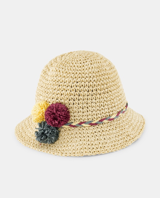 Imagem 0 de Chapéu Básico Entrançado com Pompom