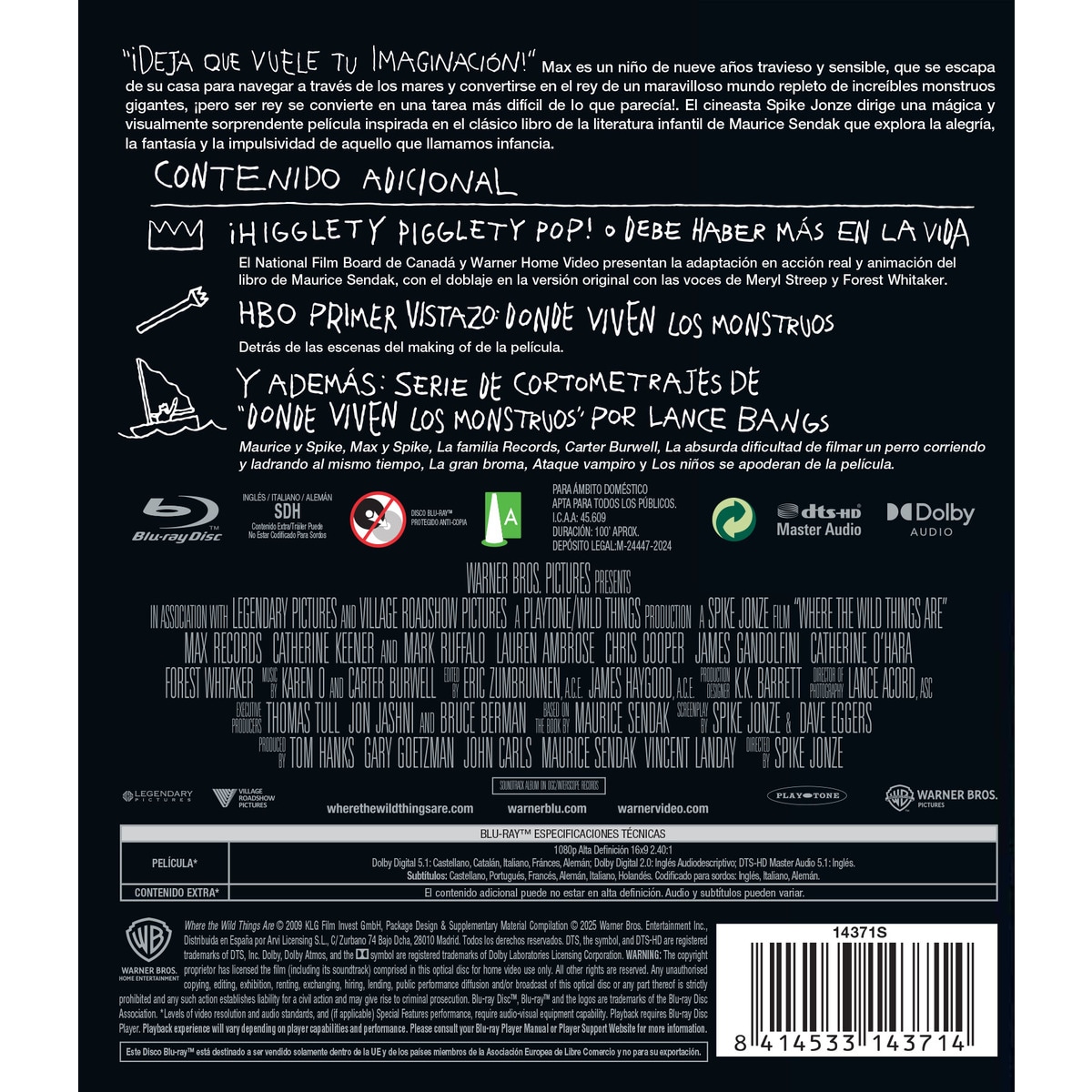 Donde viven los monstruos (Blu-Ray) 2