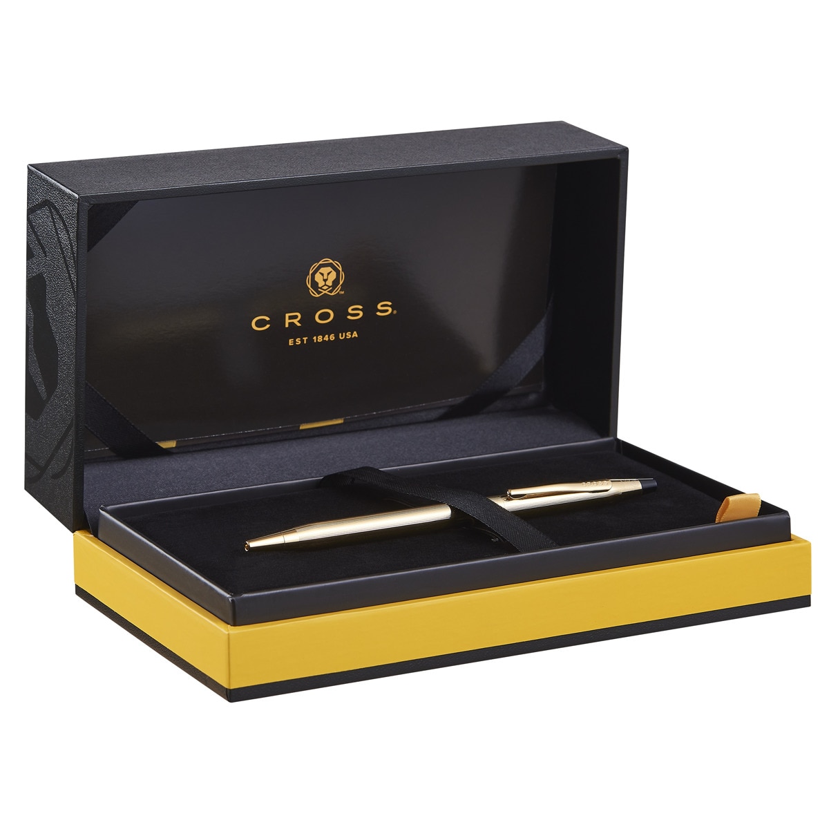 Caneta Century Classic Cross Plaqué Ouro 23 kts 5