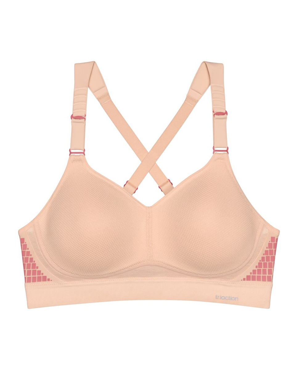 Soutien desportivo Triaction Hybrid liso Natural-5