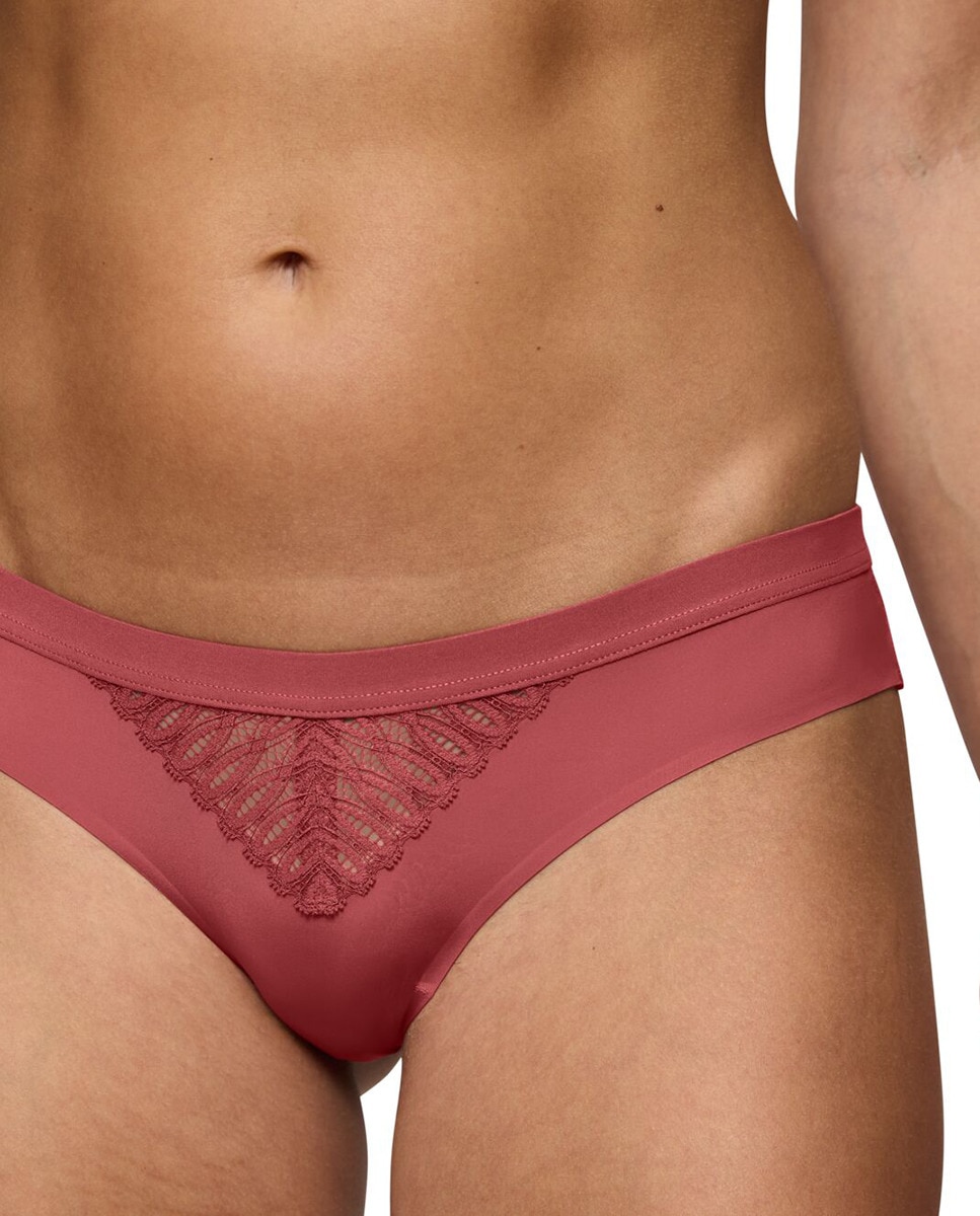 Cueca Asa Delta de Renda Vermelho-3