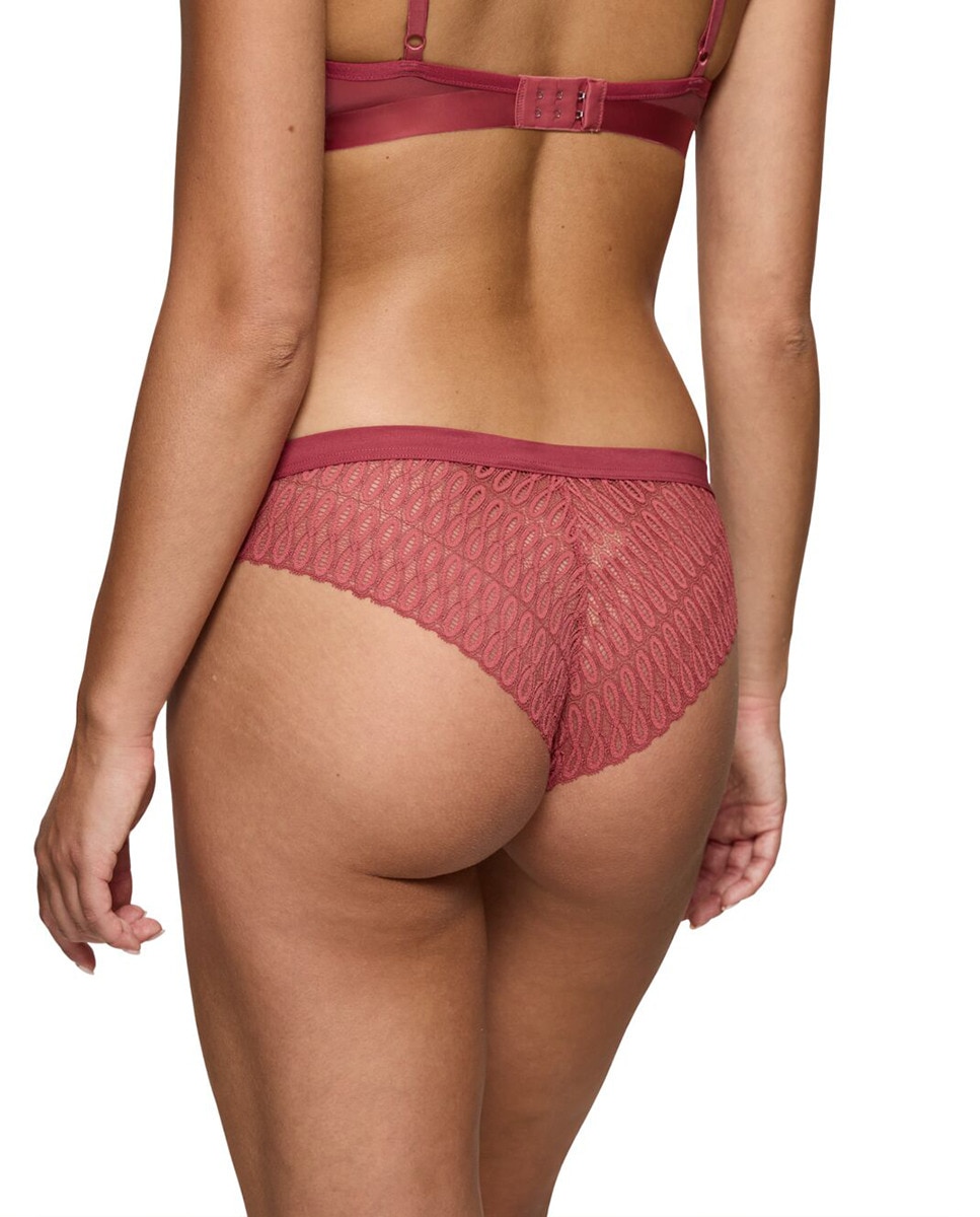 Cueca Asa Delta de Renda Vermelho-2