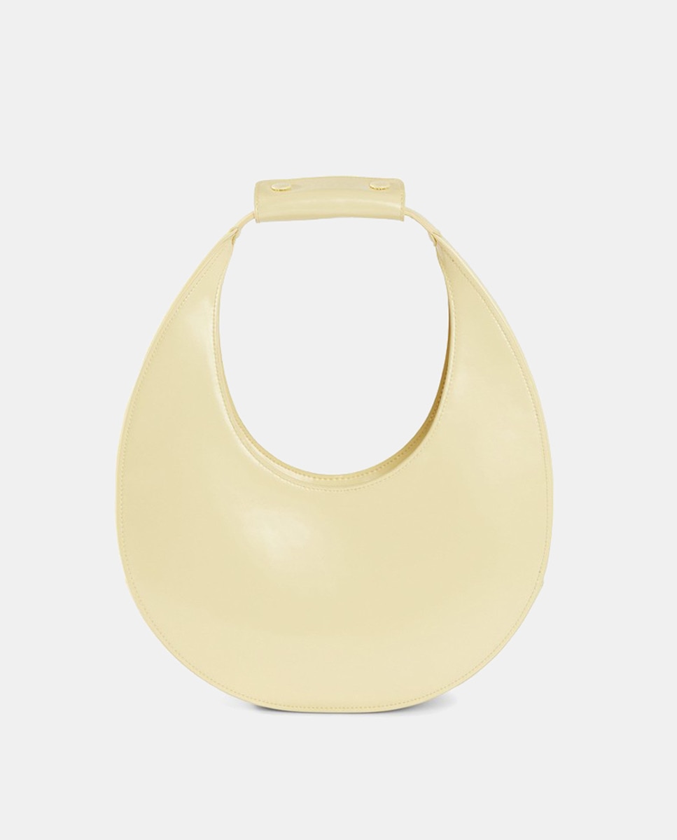 Mala Modelo Moon em Couro Vegano Creme-1