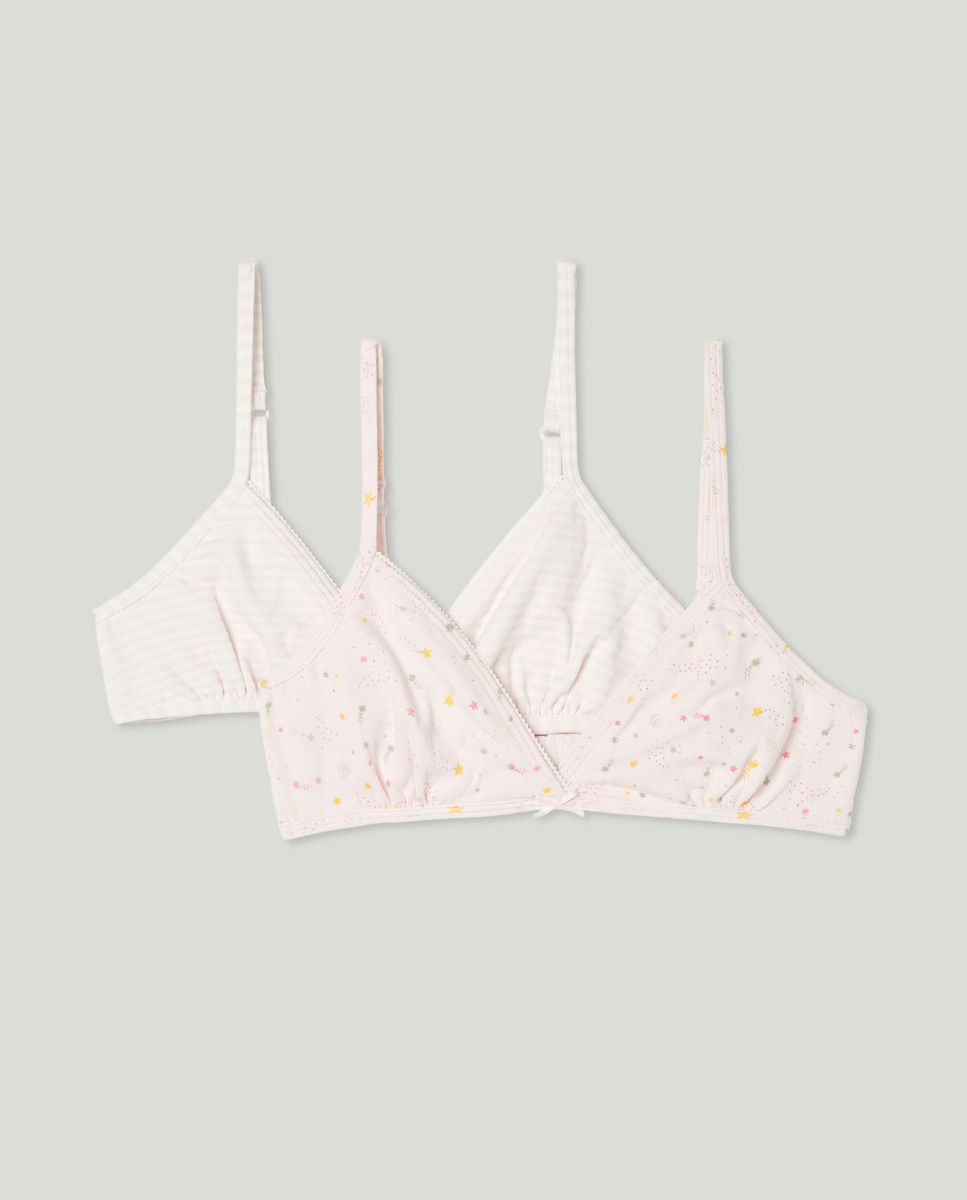 Pack de 2 Tops Triangulares Multicolor-1