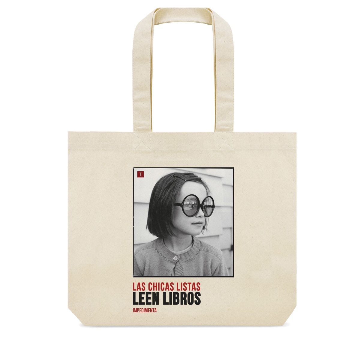 BOLSA DE TELA "LAS CHICAS LISTAS LEEN LIBROS" 1