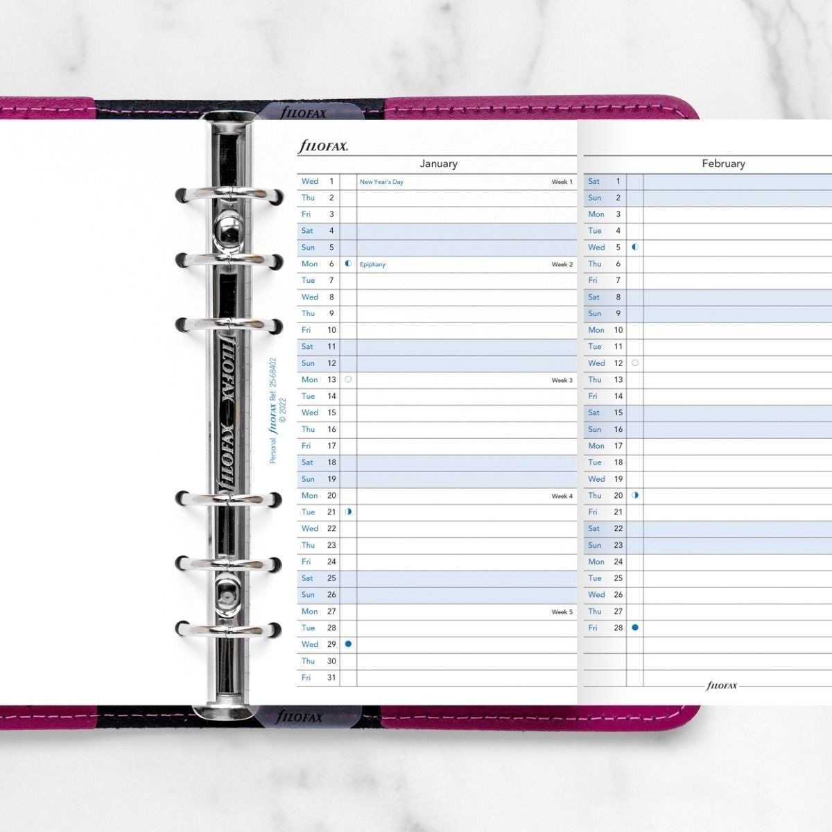 Imagem 0 de Recarga Filofax Personal Year Planner 2025