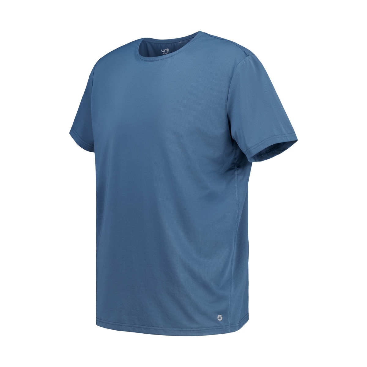 Camiseta técnica manga corta hombre Azul-4