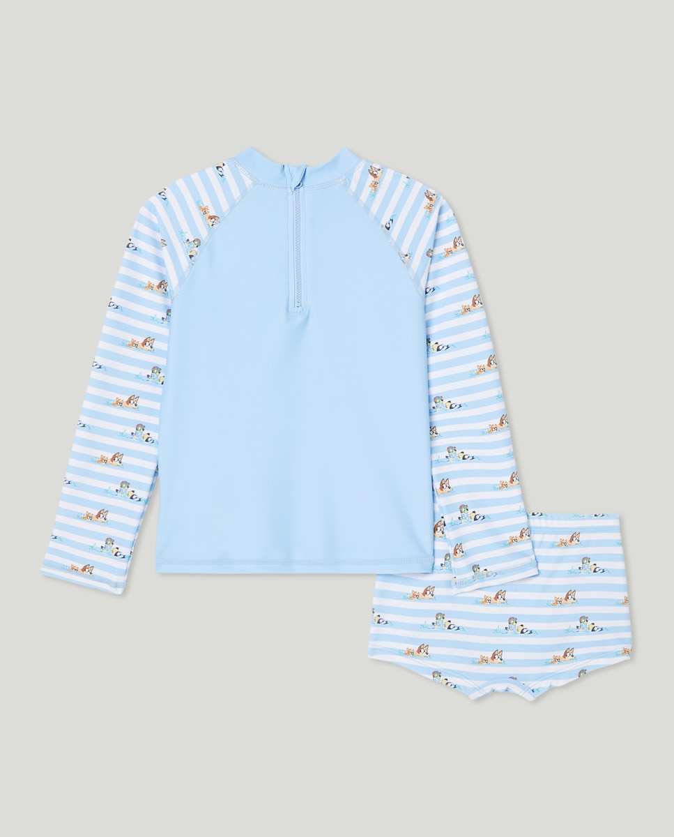 Conjunto Bluey de Bebé Azul-2