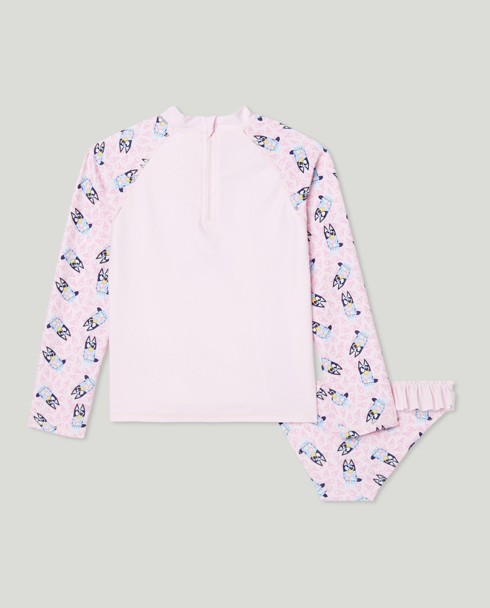 Conjunto Bluey de Bebé Rosa-2