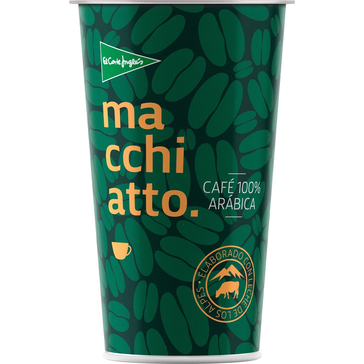 Macchiatto café con leche 100% arábica vaso 250 ml