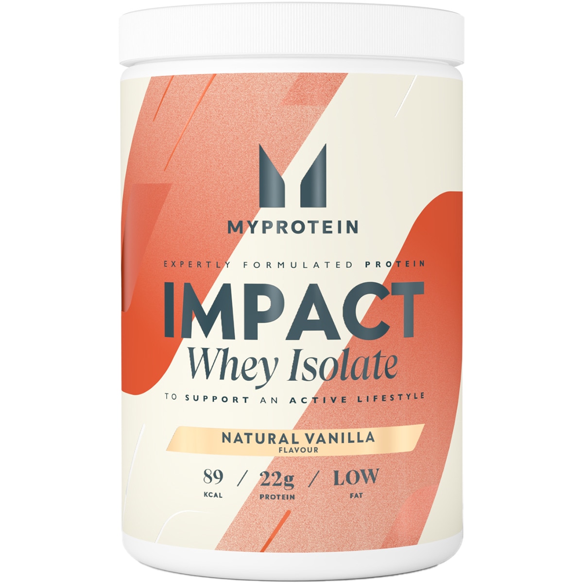 Impact Whey Isolate proteína en polvo sabor vainilla bolsa 480 g