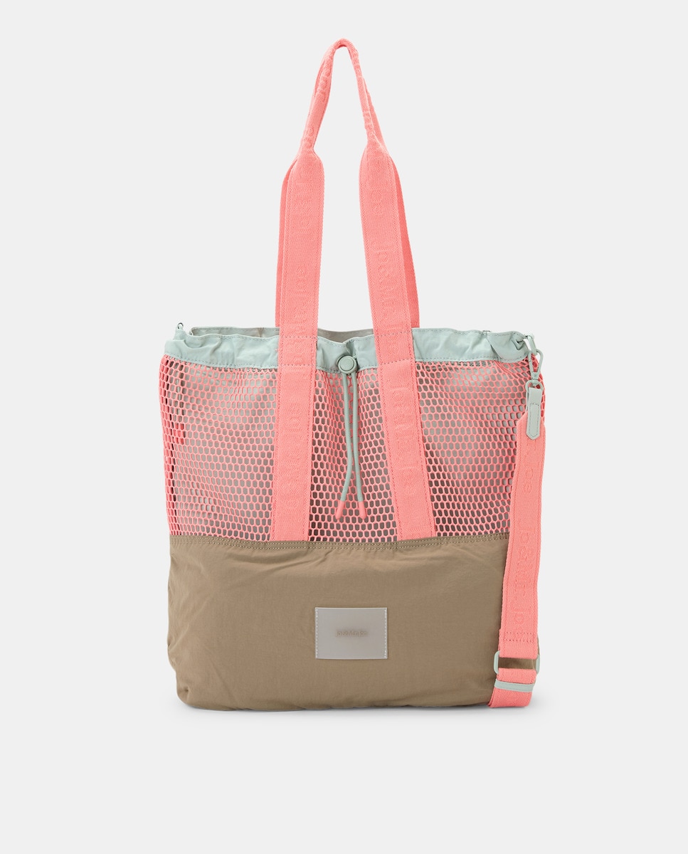 Mala Shopper Combinada com Rede Coral-1