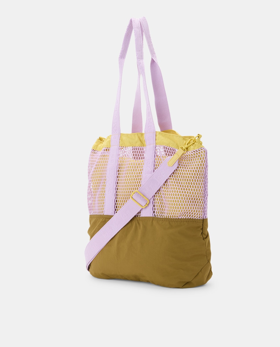 Mala Shopper Combinada com Rede Lilás-2